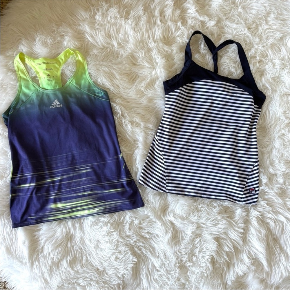 Fila and Adidas Tops Bundle of TWO Size Medium